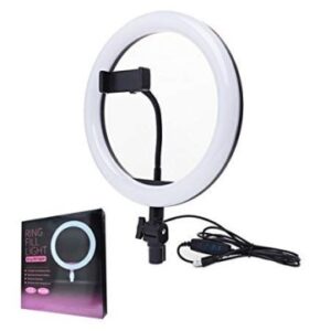 10-Inch LED Ring Light for Photography and Beauty - Adjustable Brightness