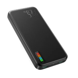 10000mAh Fast Charging Power Bank, 22.5W Capacity in Black - Joyroom JR-QP194