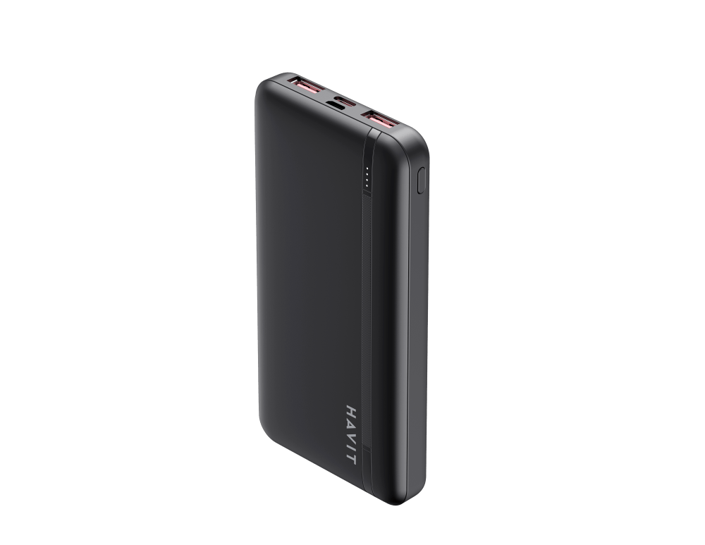 10000mAh Portable Power Bank by Havit - Slim, Fast Charging, Reliable Energy % 10000mAh Portable Power Bank by Havit - Slim, Fast Charging, Reliable Energy