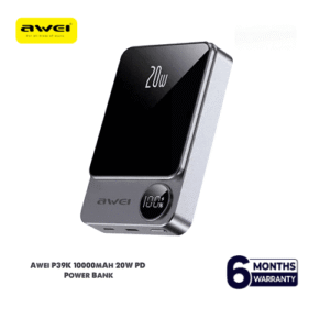 10000mAh Wireless Magnetic Power Bank with 20W PD Fast Charging - Awei P39k