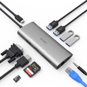11-in-1 Type C Multi-Adapter Hub with HDMI – WiWU Alpha