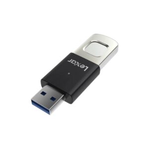 128GB USB 3.2 Flash Drive with Fingerprint Security by Lexar JumpDrive
