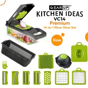 14-in-1 Premium Vegetable and Fruit Slicer – Multifunctional Kitchen Tool