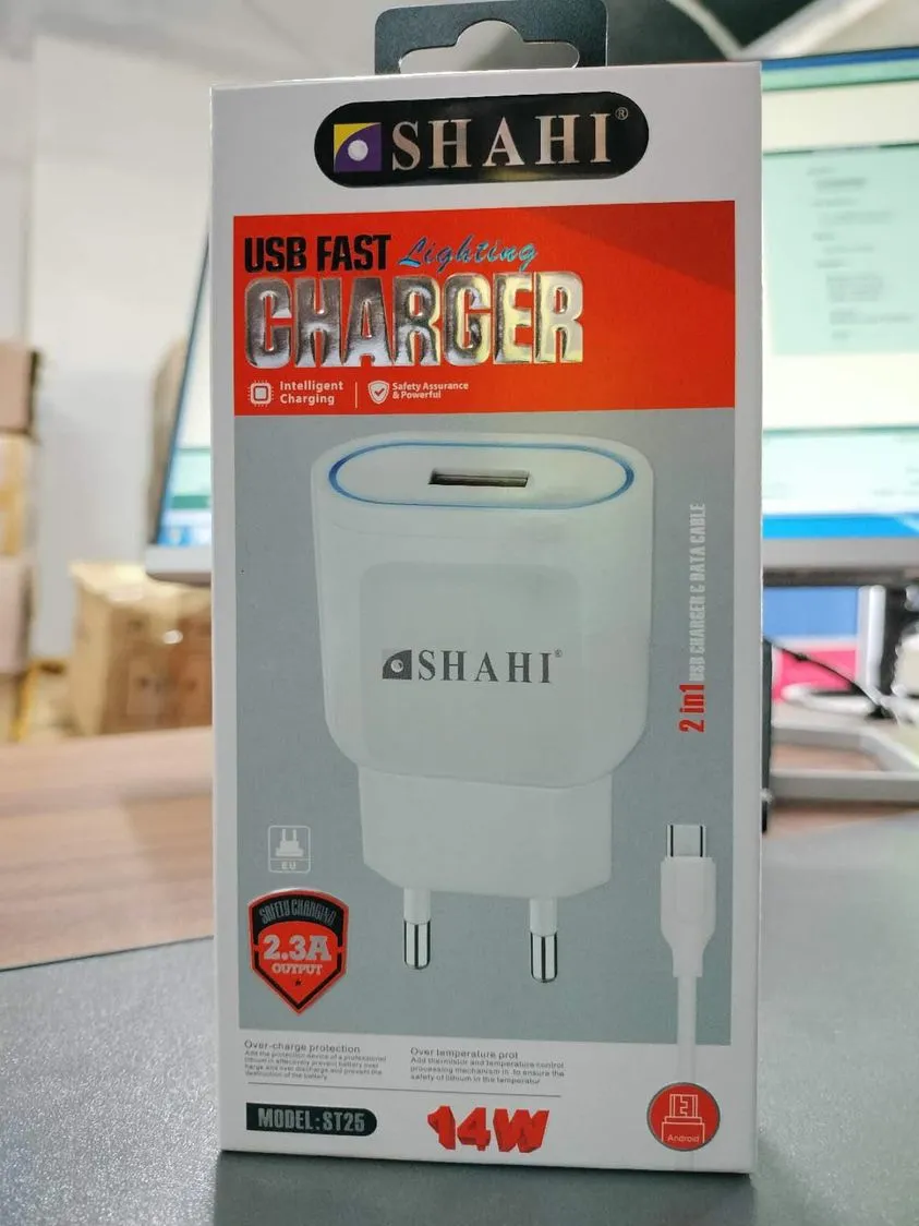 14W Fast Charger - Smart Quick Charge for All Smartphones | Shahi Series % 14W Fast Charger - Smart Quick Charge for All Smartphones | Shahi Series