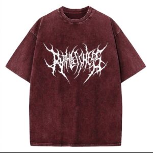 Premium Acid-Wash Drop-Shoulder T-Shirt