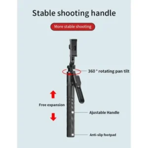 2-in-1 Lightweight Handheld Stick & Tripod - JMARY KT-239, 1.75M Portable Solution