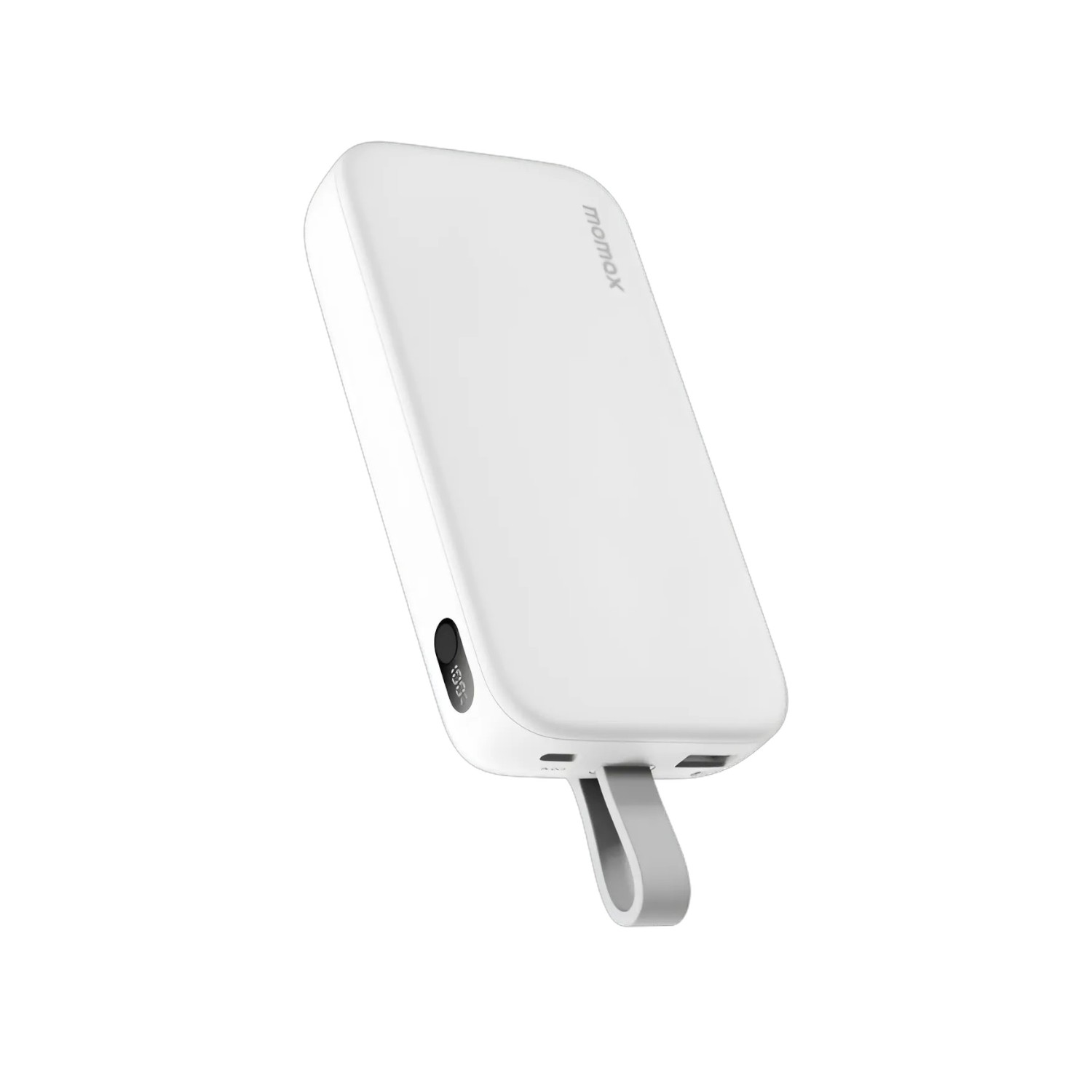 20,000mAh Power Bank with 22.5W Fast Charging & Type-C Cable - White % 20,000mAh Power Bank with 22.5W Fast Charging & Type-C Cable - White