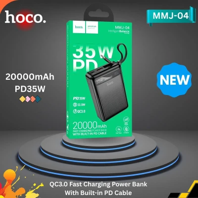 20000mAh Portable Power Bank - Hoco MMJ-04 High-Capacity Charger % 20000mAh Portable Power Bank - Hoco MMJ-04 High-Capacity Charger