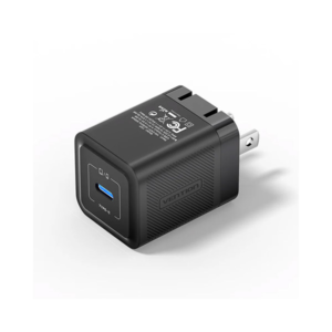 20W USB-C GaN Charger in Black – Fast Charging Power Adapter by VENTION