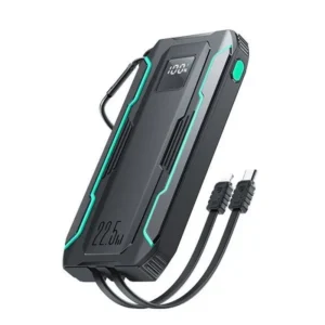 22.5W 10000mAh Power Bank with Dual Cables by Joyroom - Portable Charging Solution