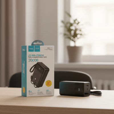 22.5W Fast Charging Power Bank with 20000mAh Capacity and PD20W Support % 22.5W Fast Charging Power Bank with 20000mAh Capacity and PD20W Support