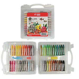 24-Color Joyko Titi Oil Pastel Set - Vibrant Art Supplies for Creative Masterpieces