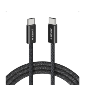 240W USB-C to USB-C Cable for iPhone 16, MacBook & Android - 1.5m Black