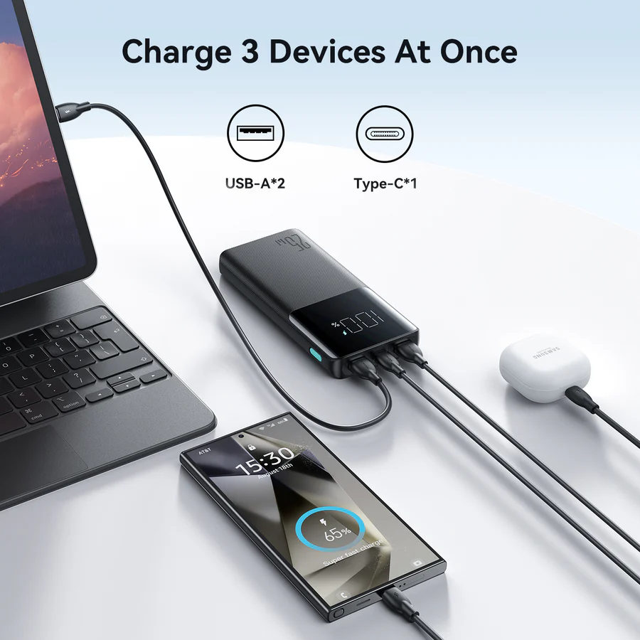 25W Fast Charging 10000mAh Power Bank – Portable Battery Charger % 25W Fast Charging 10000mAh Power Bank – Portable Battery Charger
