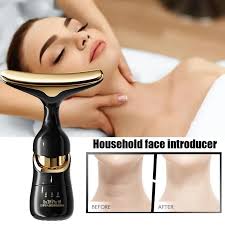 3-in-1 EMS Face Lifting Massager – Neck Firming & Eye Massage Tool for Smooth Skin