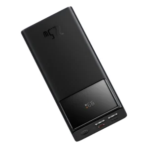30000mAh Fast Charging Power Bank with Digital Display – Black