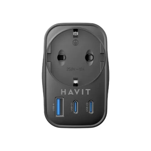 30W 4-in-1 Charger Adapter by Havit - Versatile Power Solution for All Devices % 30W 4-in-1 Charger Adapter by Havit - Versatile Power Solution for All Devices