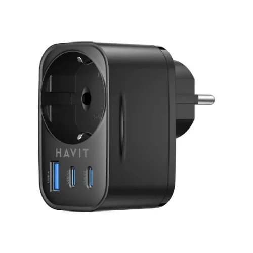 30W 4-in-1 Charger Adapter by Havit - Versatile Power Solution for All Devices % 30W 4-in-1 Charger Adapter by Havit - Versatile Power Solution for All Devices