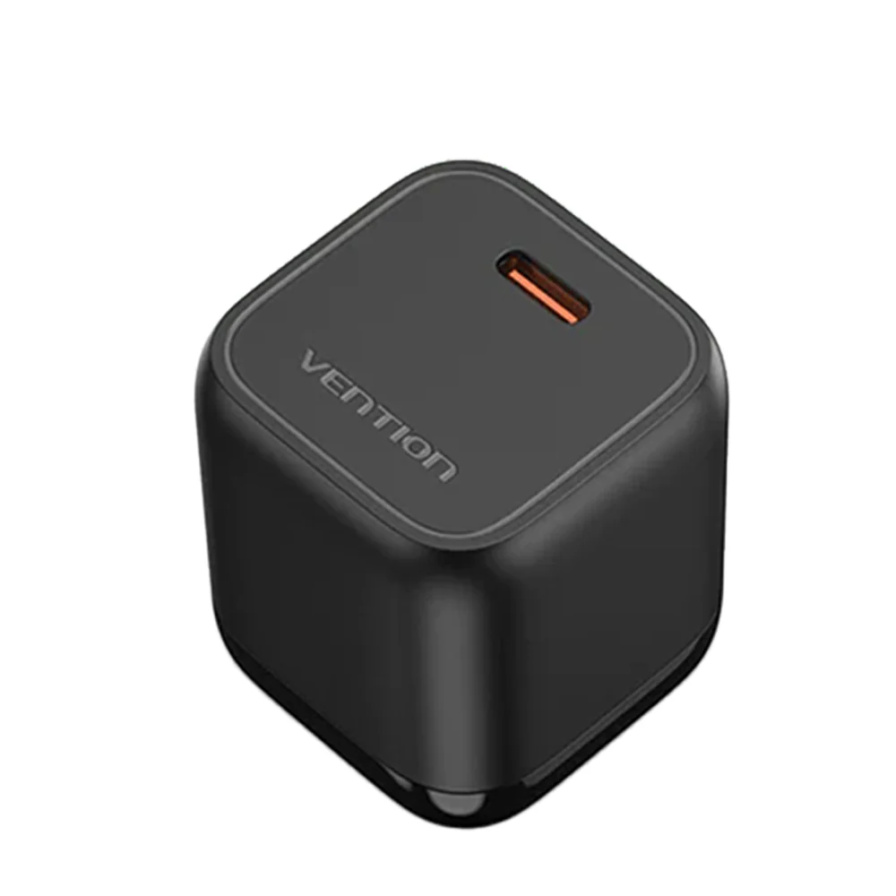 30W USB-C GaN Charger - Compact and Efficient Fast Charging in Black % 30W USB-C GaN Charger - Compact and Efficient Fast Charging in Black