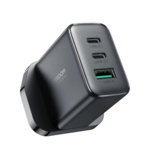 32W Fast Charger in Black - High-Speed Dual USB-C Power Adapter