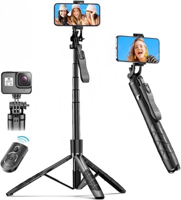 360° Rotating Tripod Selfie Stick with Remote and Light - K-28 Video Stand % 360° Rotating Tripod Selfie Stick with Remote and Light - K-28 Video Stand