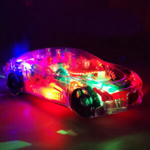 3D Transparent Toy Car for Kids - Concept Racing Educational Playset