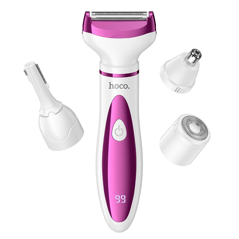 4-in-1 Ladies Trimmer and Shaver by Hoco - Versatile Hair Removal Solution % 4-in-1 Ladies Trimmer and Shaver by Hoco - Versatile Hair Removal Solution