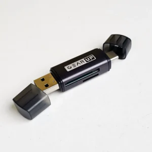 4-in-1 Type-C USB OTG Card Reader for SD and TF Cards - GearUP