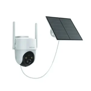 4G PTZ Security Camera with 3MP Resolution, Battery & Solar Panel - Meari V1