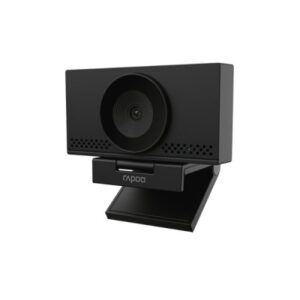 4K Autofocus Webcam by Rapoo - High-Definition Streaming in Black
