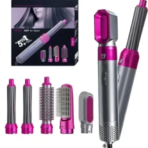 5-in-1 Hot Air Brush and Dryer for Effortless Styling and Volume