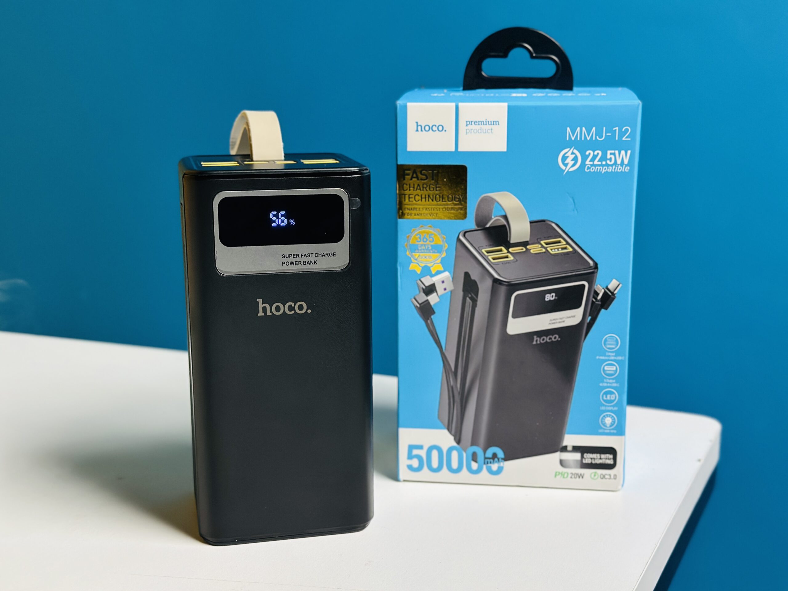 50000mAh Fast Charging Power Bank with 22.5W Output for On-the-Go Charging % 50000mAh Fast Charging Power Bank with 22.5W Output for On-the-Go Charging