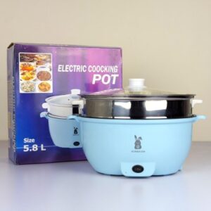 5.8L Electric Multi-Functional Cooking Pot for Versatile Meal Preparation