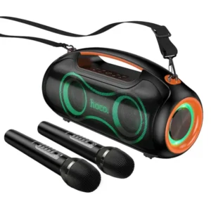 600W SuperBass Party Speaker with Dual Wireless Microphones by Hoco