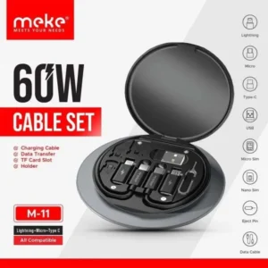60W 6-in-1 Multifunction Charging Data Cable Set by Meke M-11