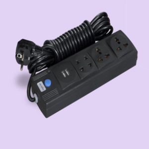 6ft Multiplug with 2 USB Ports - Premium Power Strip by Maxline