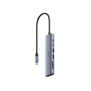 7-in-1 4K USB-C Hub with HDMI and SD/TF Card Slots - CUDY UH407