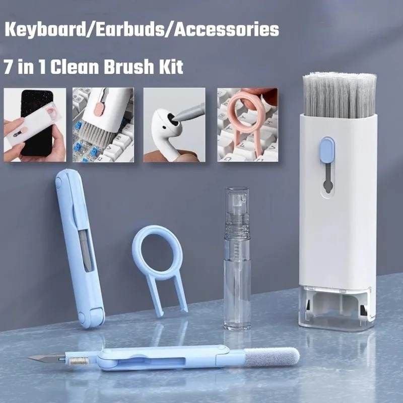 7-in-1 Computer Keyboard Cleaning Kit for Ultimate Device Care % 7-in-1 Computer Keyboard Cleaning Kit for Ultimate Device Care