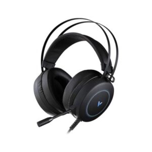 7.1 Surround Sound RGB Gaming Headset by Rapoo - Sleek Black Design