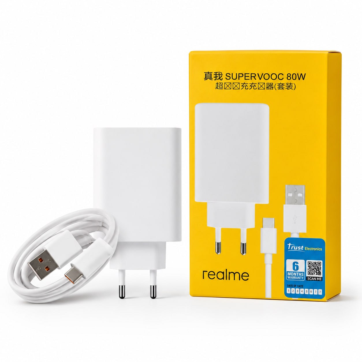 80W Fast Charging Adapter with Cable for Realme Devices – High-Speed, Reliable Power % 80W Fast Charging Adapter with Cable for Realme Devices – High-Speed, Reliable Power