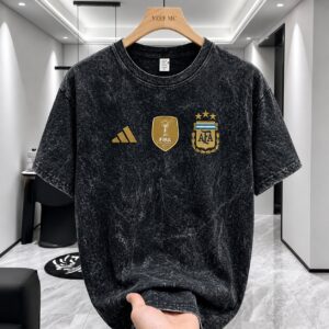 Acid-Wash Drop-Shoulder T-Shirt