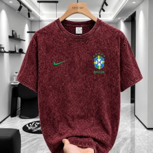 Acid-Wash Drop-Shoulder T-Shirt (Relaxed Fit)