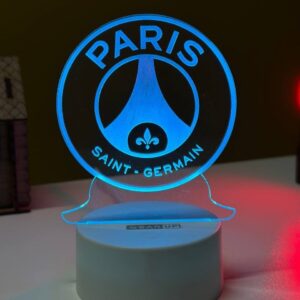 Acrylic Multicolor PSG Logo Night Lamp - Stylish Home Decor Lighting