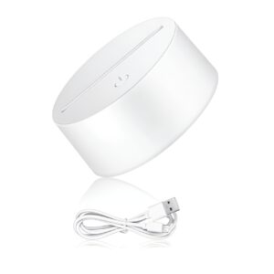 Acrylic White Night Lamp Base for Modern Home Decor - GearUP