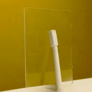 Acrylic Writable Board with Eraser Pen – Perfect for Home and Office Use
