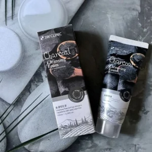 Activated Charcoal Foam Cleanser - 100ml Purifying Face Wash by 3W Clinic
