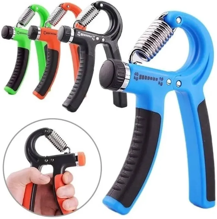 Adjustable Hand Grip Strengthener with Counter - 5kg to 60kg Resistance % Adjustable Hand Grip Strengthener with Counter - 5kg to 60kg Resistance
