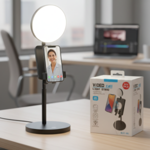 Adjustable Video Conferencing Light Stand for Enhanced Virtual Meetings