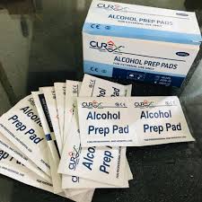 Alcohol Prep Pads - 100-Count Sterile Wipes for Disinfection and Cleaning