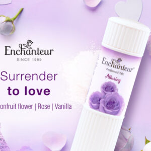 Alluring Perfumed Talc Powder by Enchanteur - 250g for Silky Soft Skin